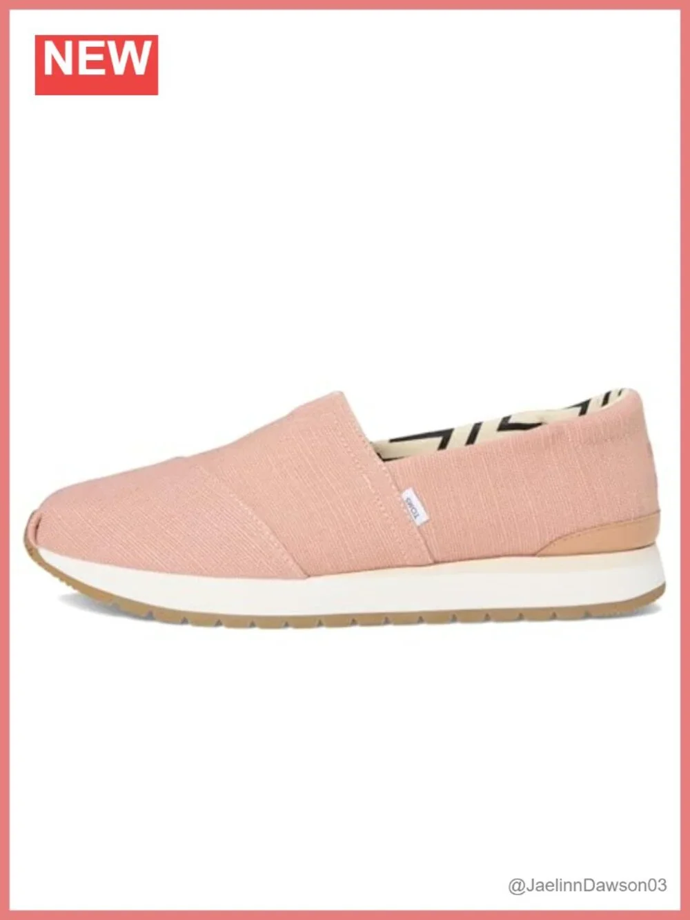 TOMS Alpargata Slip-On Fashion Sneakers with Removable Insole Canvas